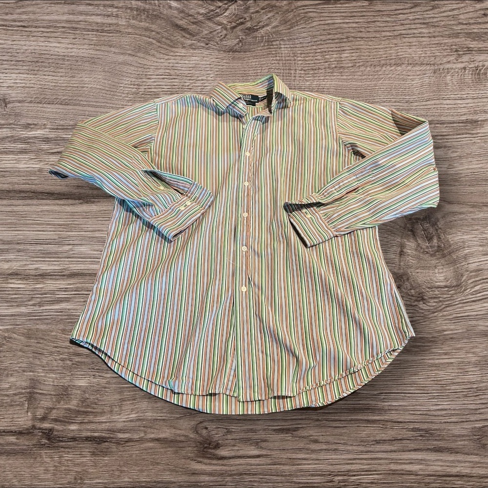 Polo by Ralph Lauren Men’s Regent Classic Fit Button Up Shirt Size 16 1/2 /L